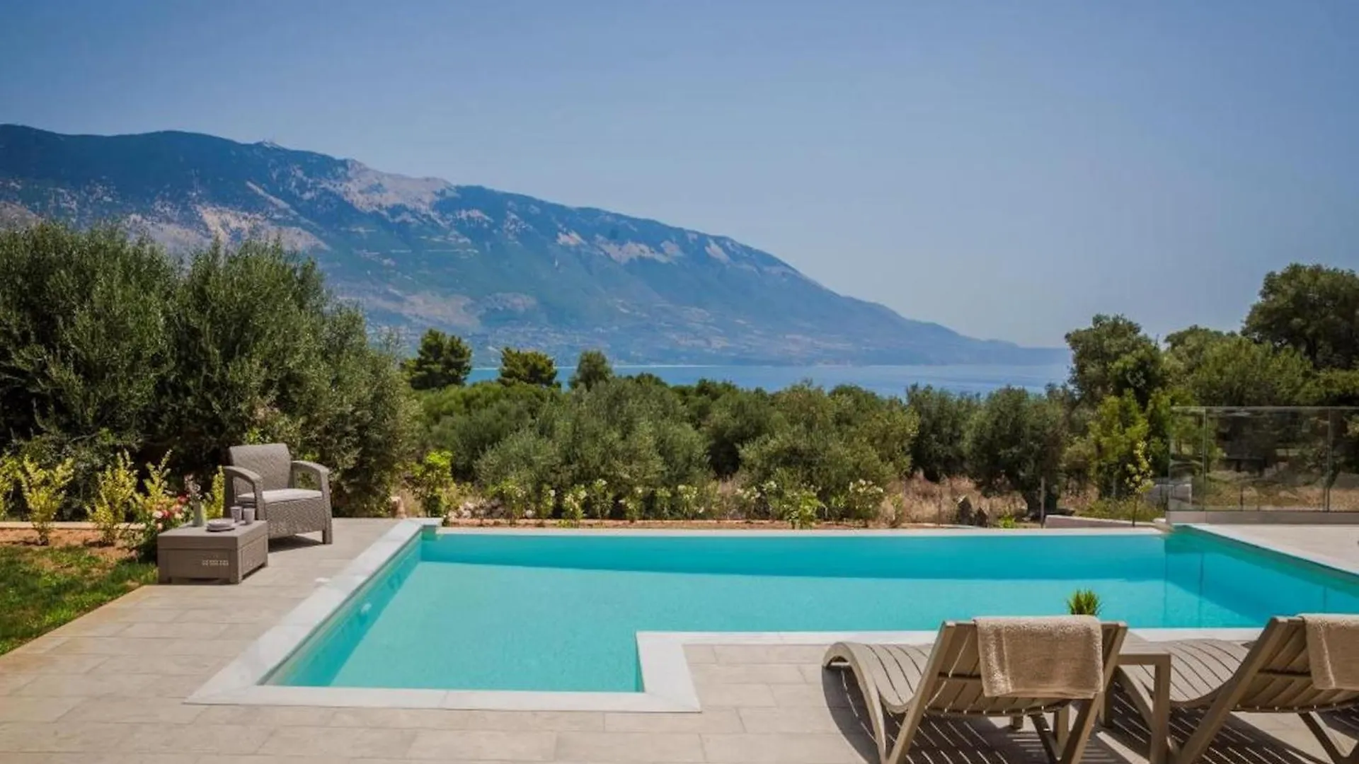 Magnificent Kefalonia Villa 3 Bedrooms Villa Montagna Mare Private Pool Stunning Sea Views Pesada Peszáda Görögország