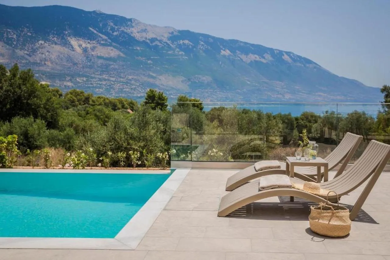 Magnificent Kefalonia Villa 3 Bedrooms Villa Montagna Mare Private Pool Stunning Sea Views Pesada Pesádha